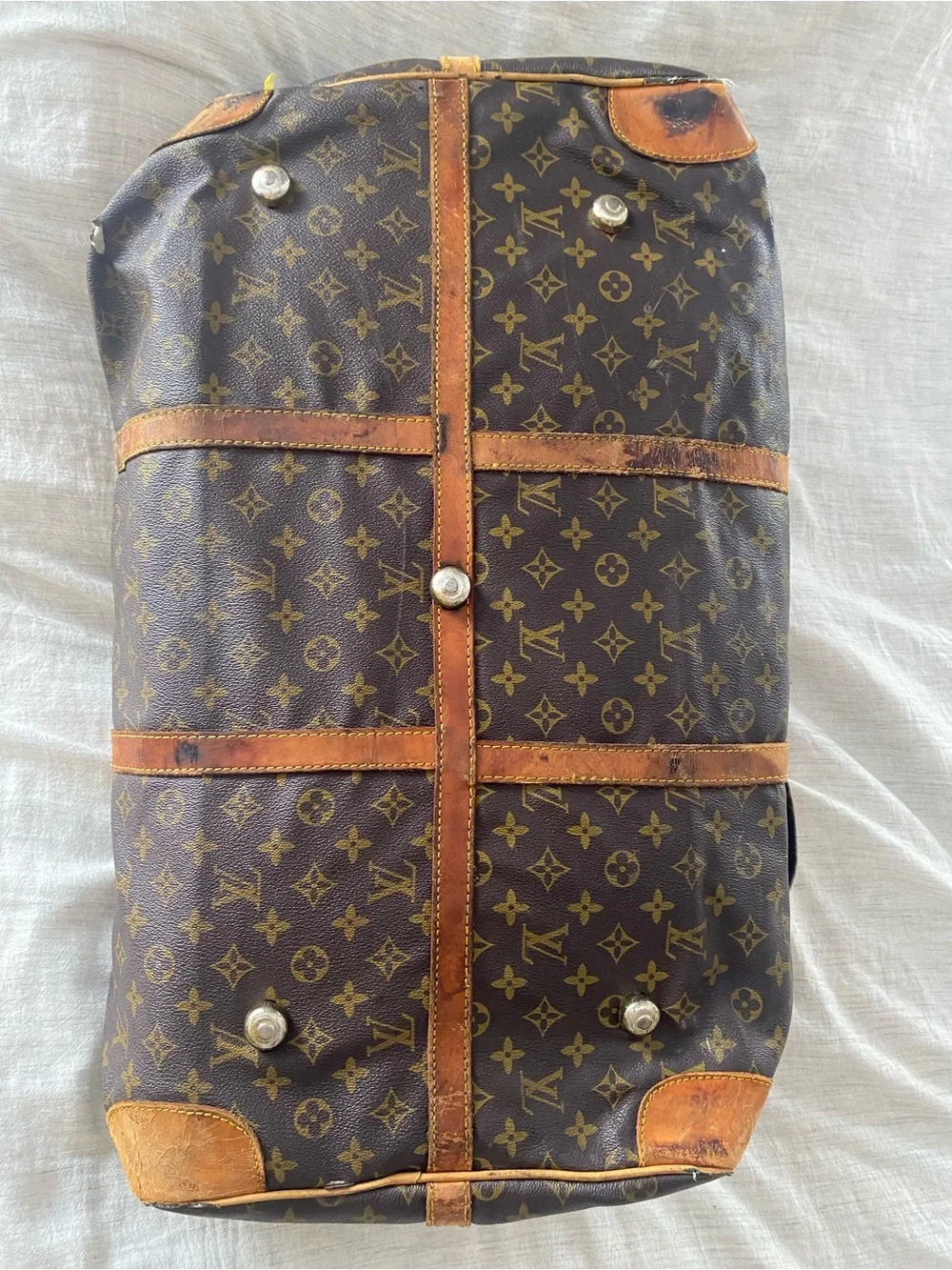 Louis Vuitton Monogram Canvas Duffel with Vachetta Trim